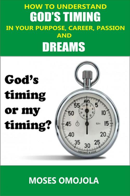 Cover of the book How To Understand God’s Timing In Your Purpose, Career, Passion & Dreams by Moses Omojola, Moses Omojola