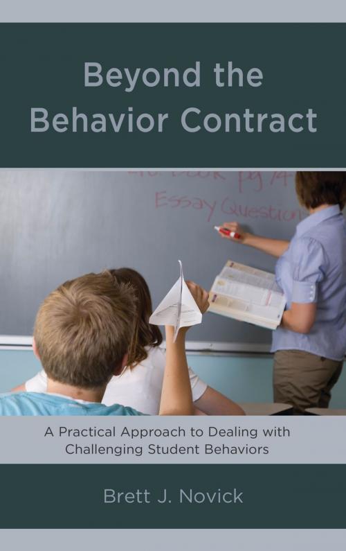 Cover of the book Beyond the Behavior Contract by Brett Novick, Rowman & Littlefield Publishers