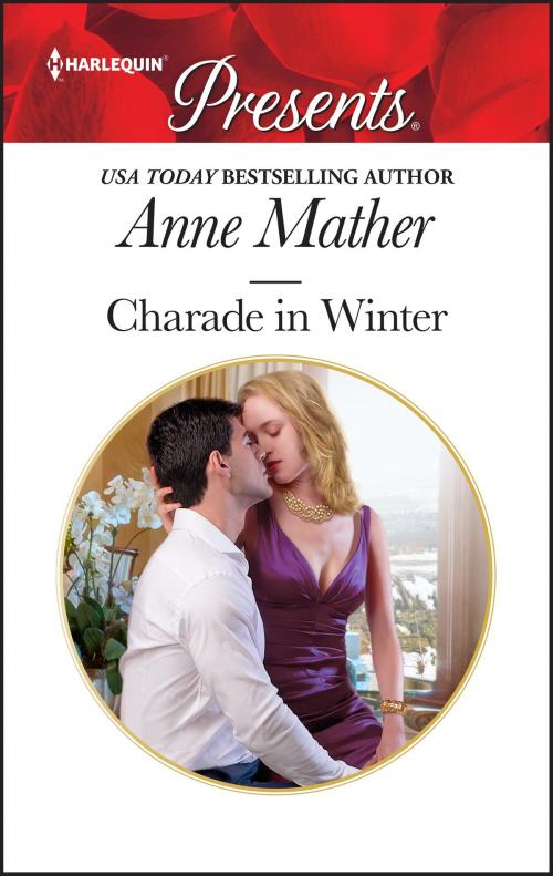 Cover of the book Charade in Winter by Anne Mather, Harlequin