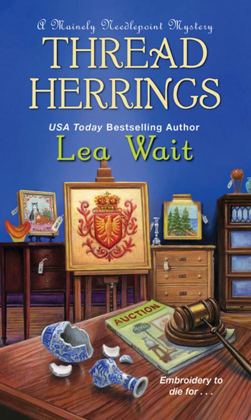Cover of the book Thread Herrings by Lea Wait, Kensington Books