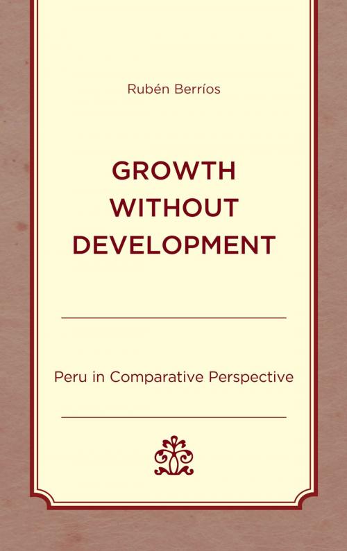 Cover of the book Growth without Development by Rubén Berríos, Lexington Books