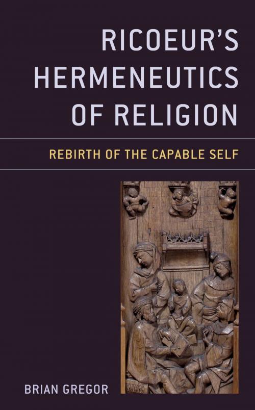 Cover of the book Ricoeur's Hermeneutics of Religion by Brian Gregor, Lexington Books