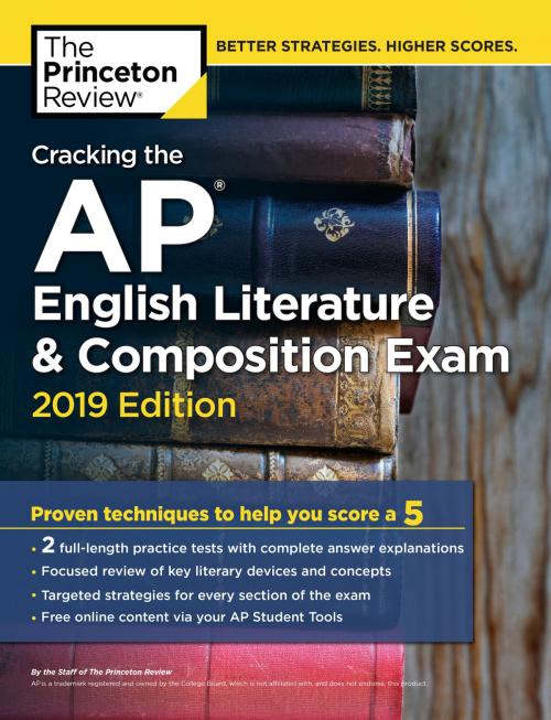 Cover of the book Cracking the AP English Literature & Composition Exam, 2019 Edition by The Princeton Review, Random House Children's Books