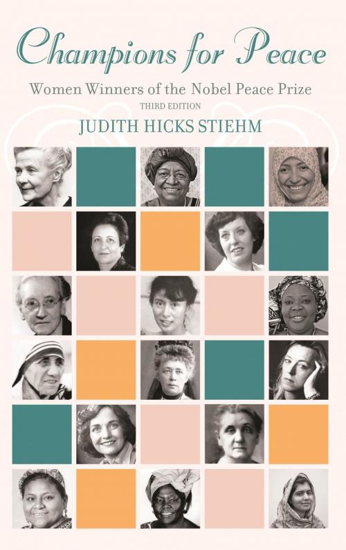 Cover of the book Champions for Peace by Judith Hicks Stiehm, Rowman & Littlefield Publishers