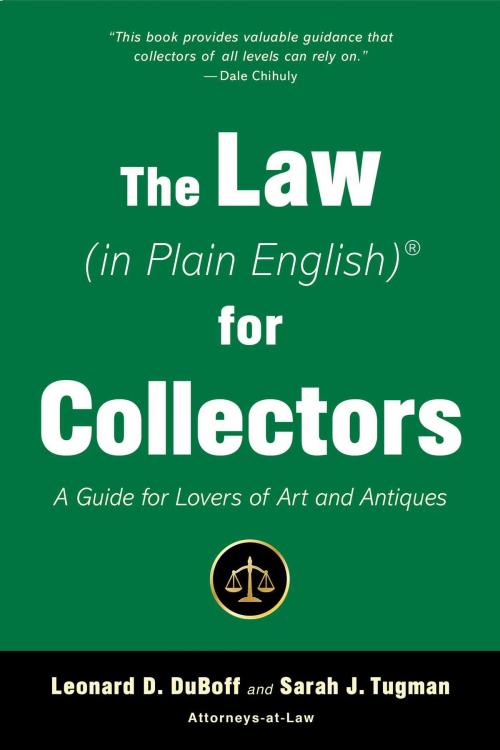 Cover of the book The Law (in Plain English) for Collectors by Sarah J. Tugman, Leonard D. DuBoff, Allworth