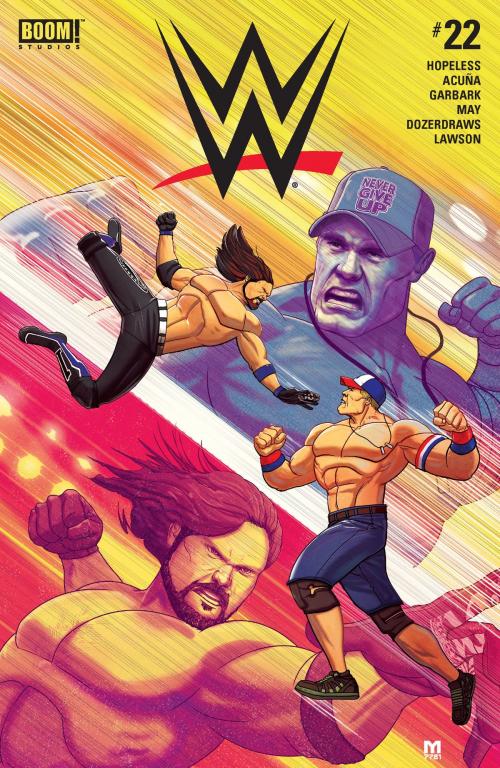 Cover of the book WWE #22 by Dennis Hopeless, Doug Garbark, BOOM! Studios