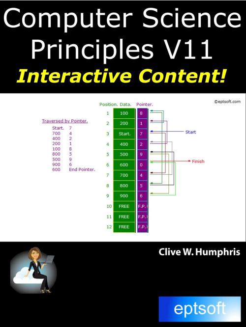 Cover of the book Computer Science Principles V11 by Clive W Humphris, eptsoft limited