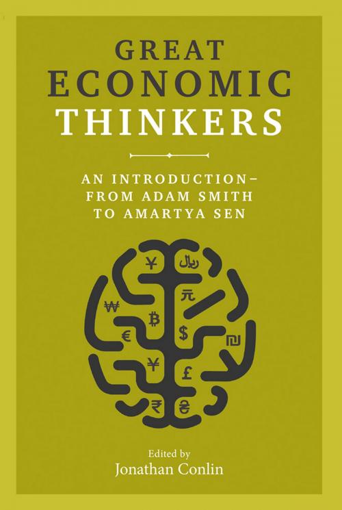 Cover of the book Great Economic Thinkers by Jonathan Conlin, Reaktion Books