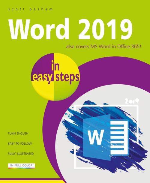 Cover of the book Word 2019 in easy steps by Scott Basham, In Easy Steps Limited