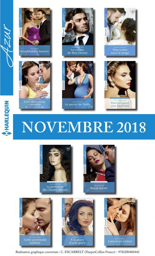 Cover of the book 11 romans Azur + 1 gratuit (n°4015 à 4025 - Novembre 2018) by Collectif, Harlequin