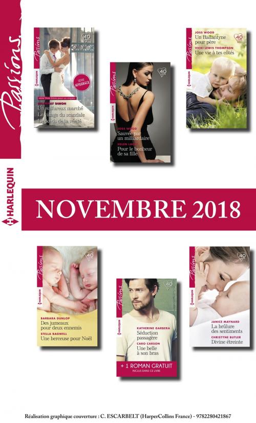 Cover of the book 13 romans Passions + 1 gratuit (n°755 à 760 - Novembre 2018) by Collectif, Harlequin