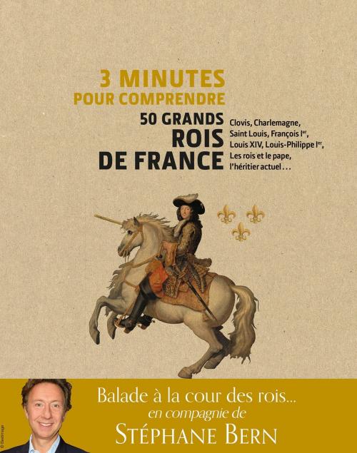 Cover of the book 3 minutes pour comprendre 50 grands rois de france by Stéphane Bern, Le Courrier du Livre