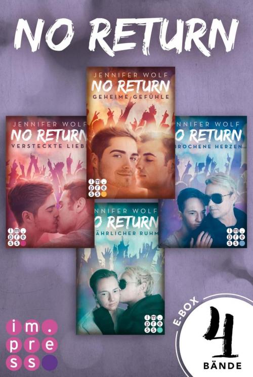 Cover of the book No Return: Alle vier Bände der Bandboys-Romance-Reihe in einer E-Box! by Jennifer Wolf, Carlsen