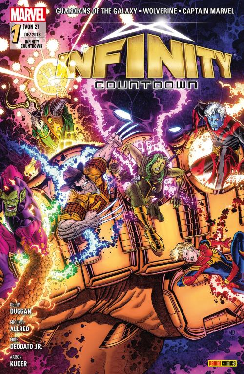 Cover of the book Infinity Countdown - Die Steine der Macht by Gerry Duggan, Marvel bei Panini Comics