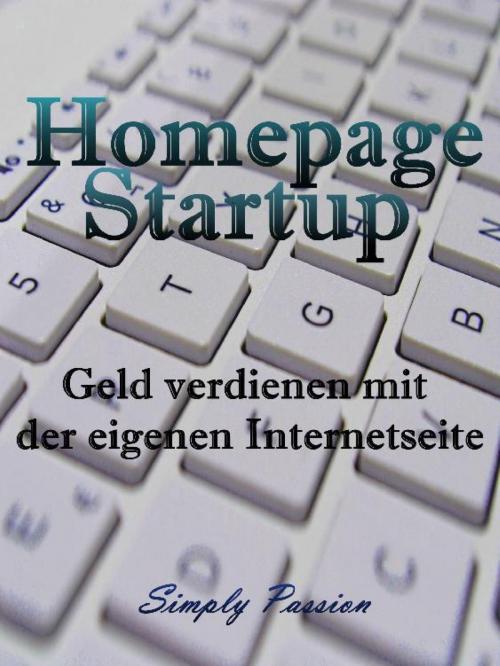 Cover of the book Homepage Startup by Simply Passion, epubli