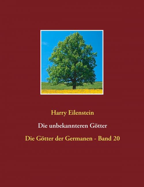 Cover of the book Die unbekannteren Götter by Harry Eilenstein, Books on Demand