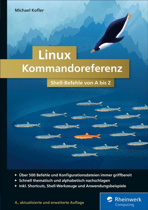 Cover of the book Linux Kommandoreferenz by Michael Kofler, Rheinwerk Computing