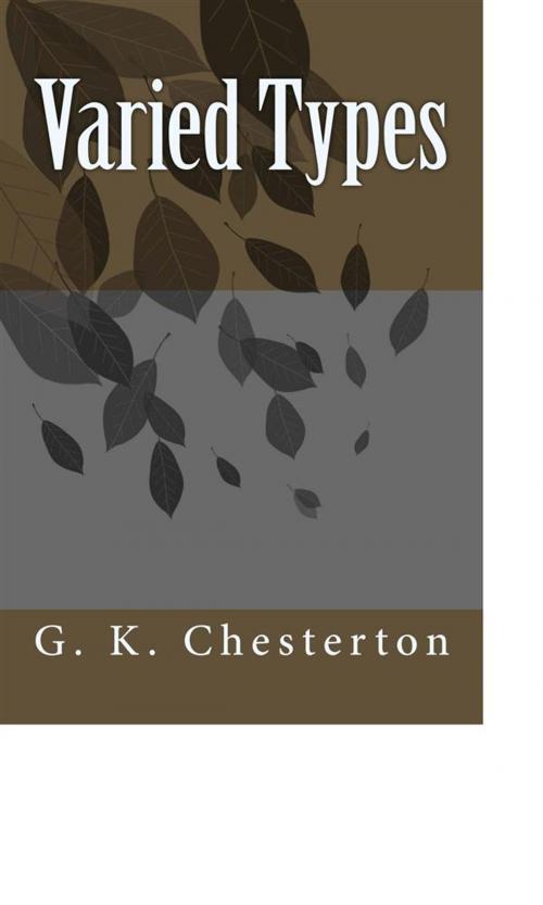 Cover of the book Varied Types by G. K. Chesterton, anamsaleem