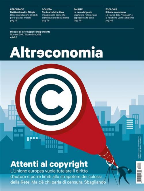 Cover of the book Altreconomia 209 - Novembre 2018 by AA. VV, Altreconomia