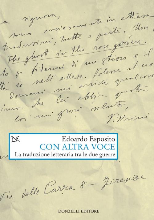 Cover of the book Con altra voce by Edoardo Esposito, Donzelli Editore