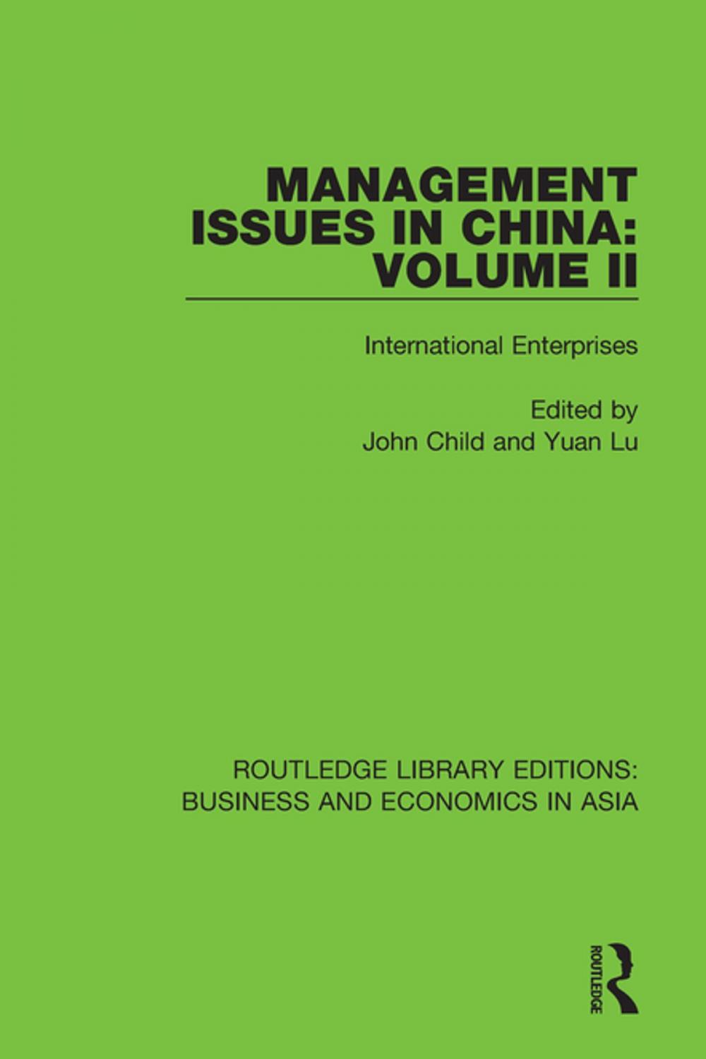 Big bigCover of Management Issues in China: Volume 2