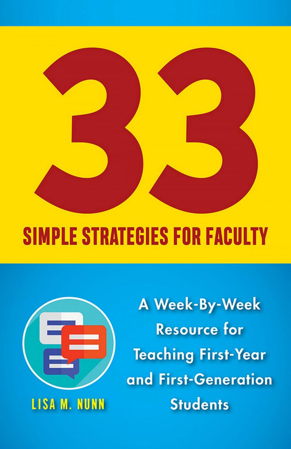 Big bigCover of 33 Simple Strategies for Faculty