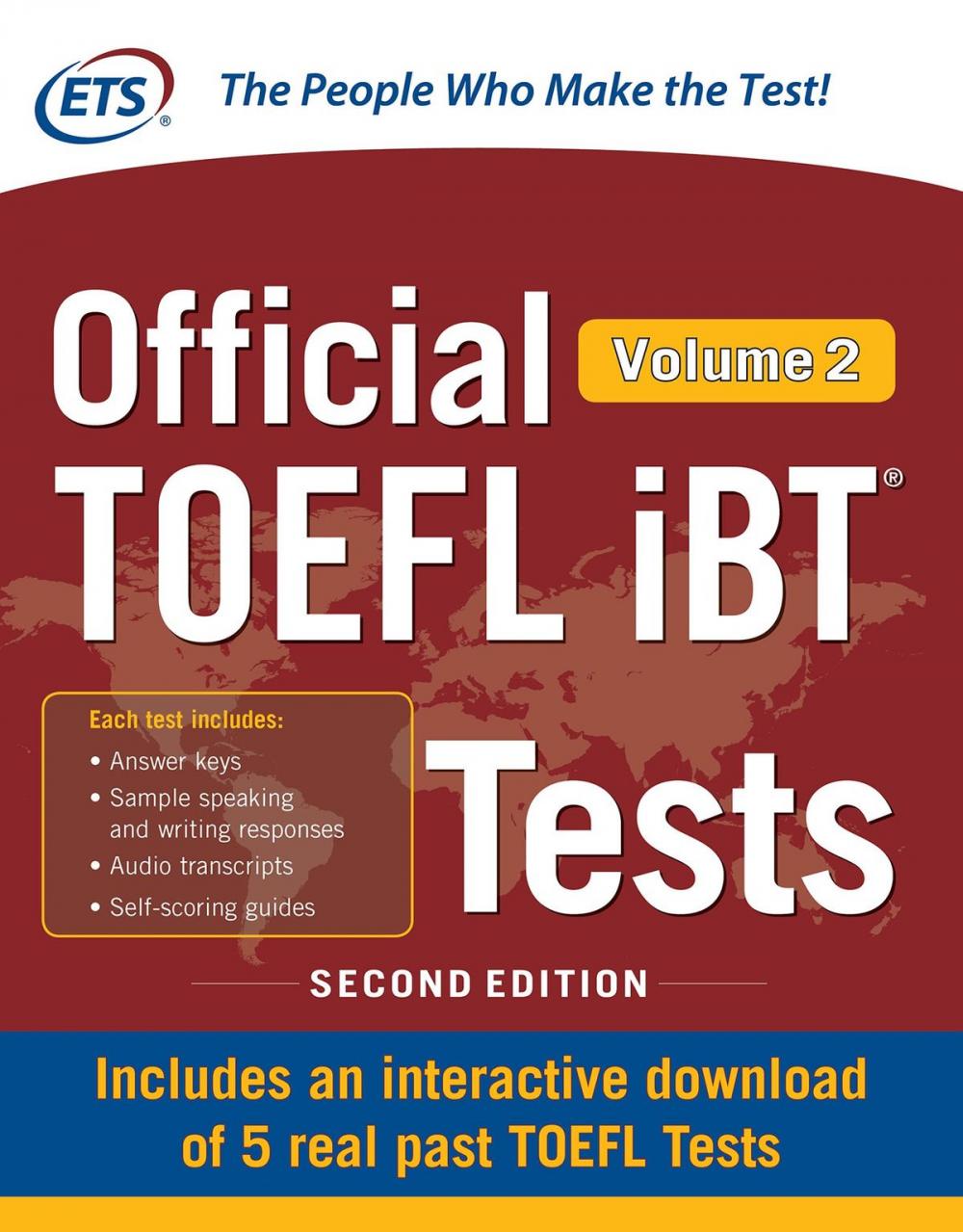 Big bigCover of Official TOEFL iBT Tests Volume 2, Second Edition