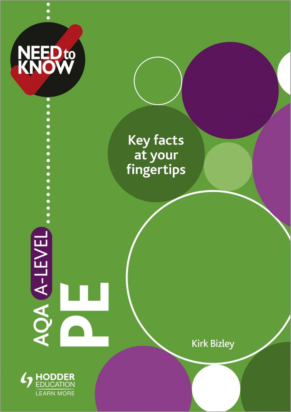 Big bigCover of Need to Know: AQA A-level PE