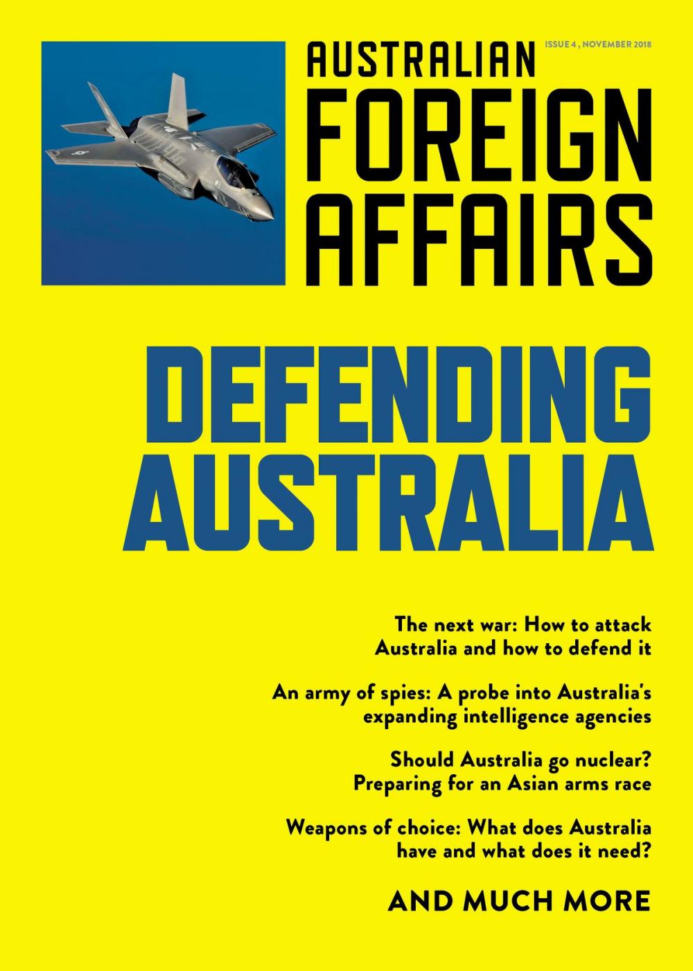 Big bigCover of AFA4 Defending Australia