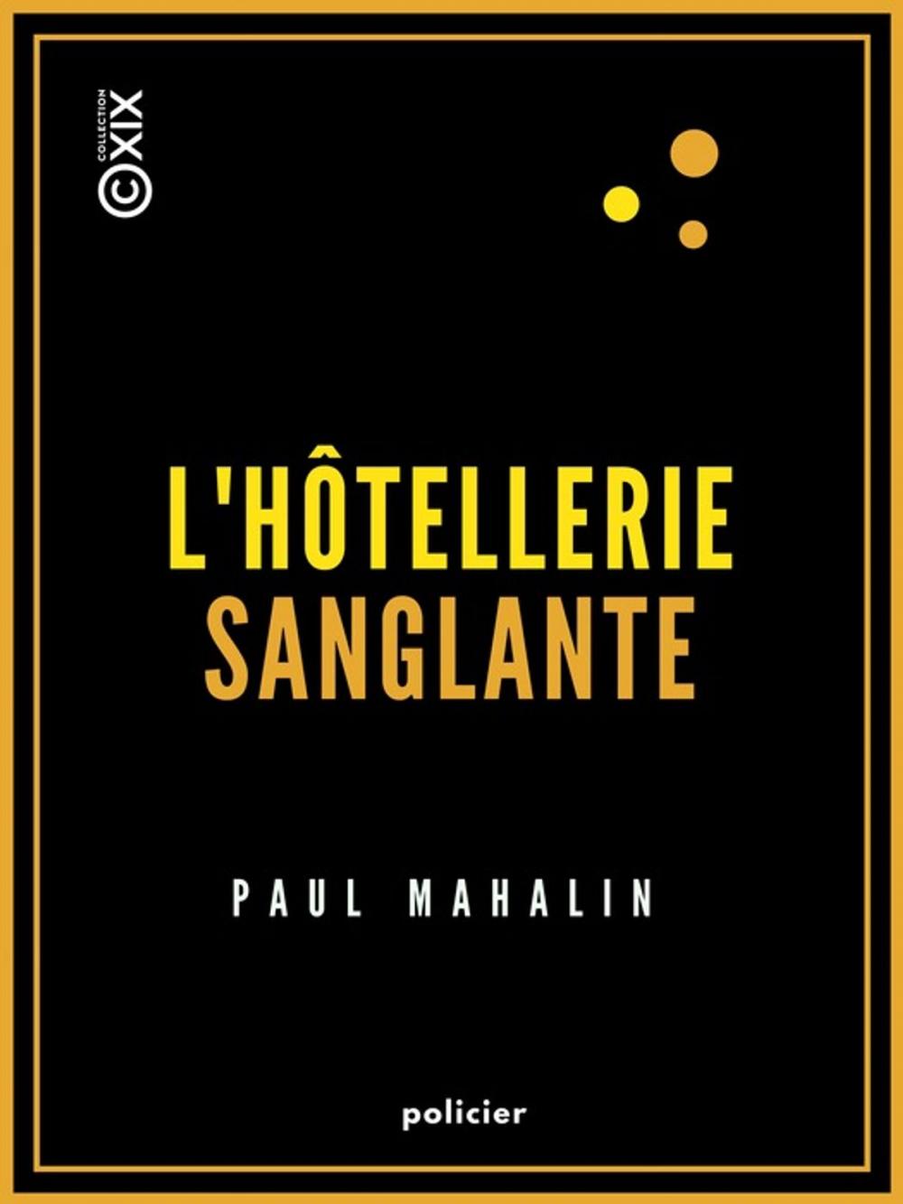 Big bigCover of L'Hôtellerie sanglante
