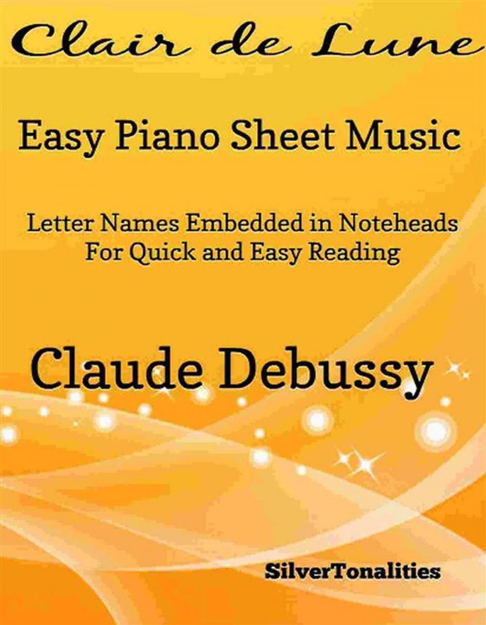 Big bigCover of Clair de Lune Easiest Piano Sheet Music