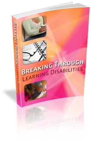 Cover of Breaking through Learning Disabilities