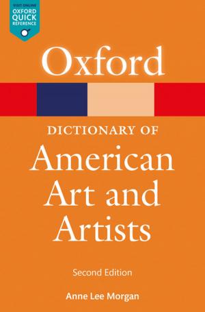 Book cover of The Oxford Dictionary of American Art & Artists