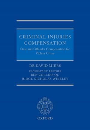 Cover of the book Criminal Injuries Compensation by Rachel A. Epstein
