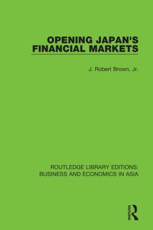 Book cover of Opening Japan's Financial Markets