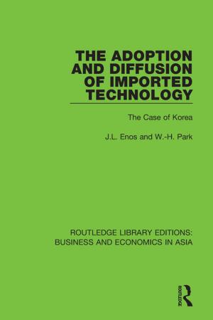 Cover of the book The Adoption and Diffusion of Imported Technology by Peter Winchester