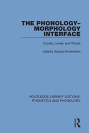 Cover of the book The Phonology-Morphology Interface by R. A. B. Ponsonby-Fane