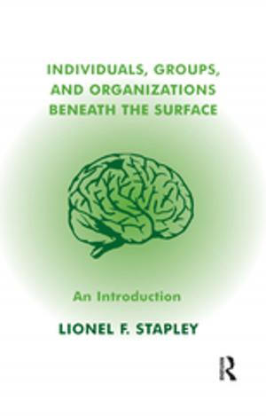 Cover of the book Individuals, Groups and Organizations Beneath the Surface by Stephen Verderber