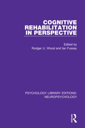 Cover of Cognitive Rehabilitation in Perspective