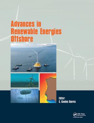 Cover of the book Advances in Renewable Energies Offshore by Katherine Birch, Steve Field, Ellie Scrivens