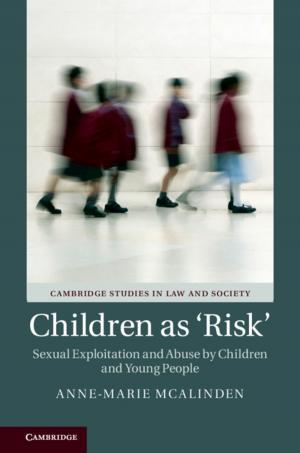 Cover of the book Children as ‘Risk' by 