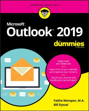 Cover of the book Outlook 2019 For Dummies by Rebecca Gill, Gregory S. Larson