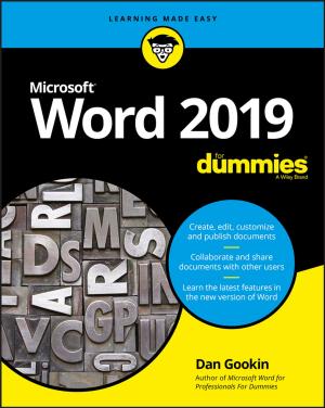 Cover of the book Word 2019 For Dummies by Kenneth M. Eades, Timothy M. Laseter, Ian Skurnik, Peter L. Rodriguez, Lynn A. Isabella, Paul J. Simko