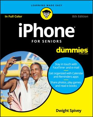 Cover of the book iPhone For Seniors For Dummies by J. Marie Hardwick