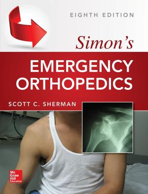 Cover of the book Simon's Emergency Orthopedics, 8th edition by Migael M. Scherer