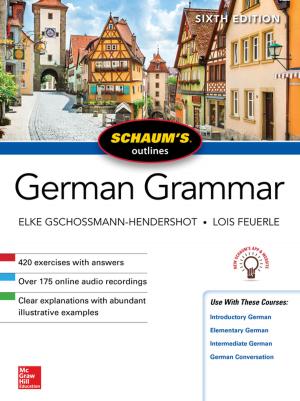 Cover of the book Schaum's Outline of German Grammar, Sixth Edition by Robert F. Fischer