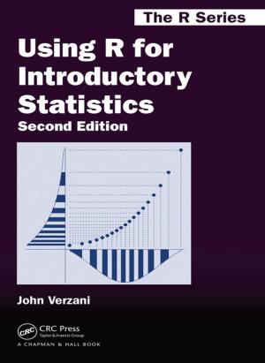 Cover of the book Using R for Introductory Statistics by Cheryl Cabrera