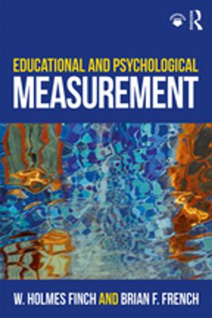 Cover of the book Educational and Psychological Measurement by Peter Reilly, Tony Williams