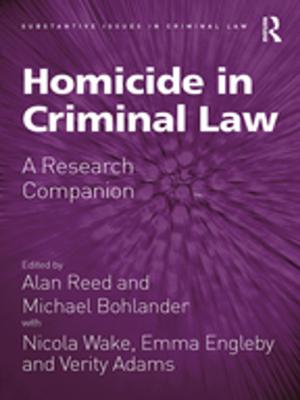 Cover of the book Homicide in Criminal Law by Sang-Jin Han, Kim Dae-Jung, Richard Von Weizsaecker