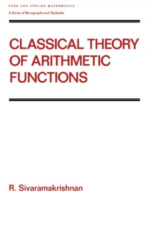 Cover of the book Classical Theory of Arithmetic Functions by 